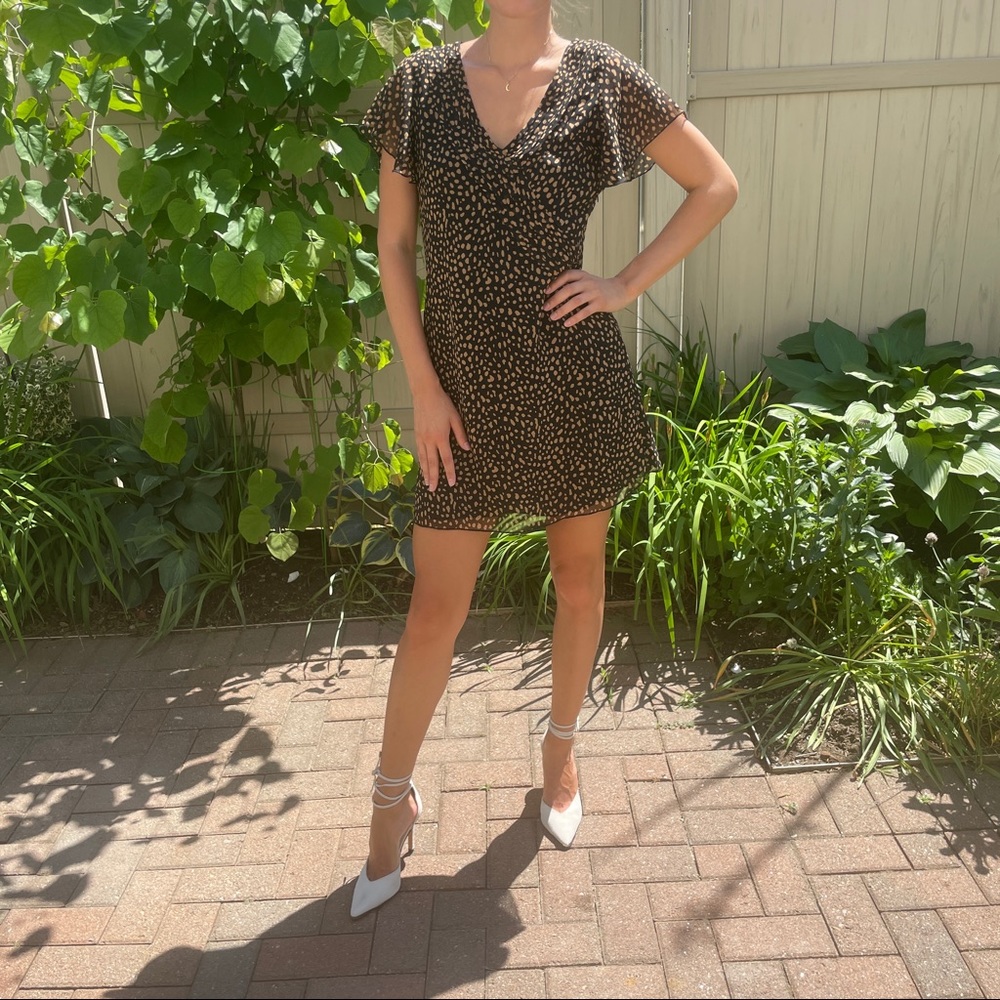 Leopard summer dress Urban Outfitters
